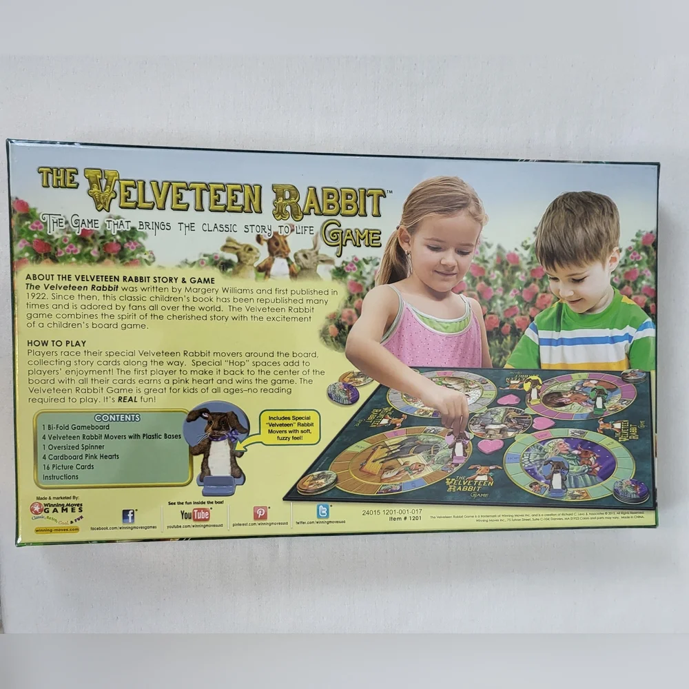 The Velveteen‎ Rabbit Board Game New, Sealed in Original Packaging